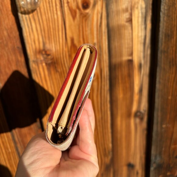 Louis Vuitton White Monogram Multicolor Sarah Wallet - Picture 9 of 11